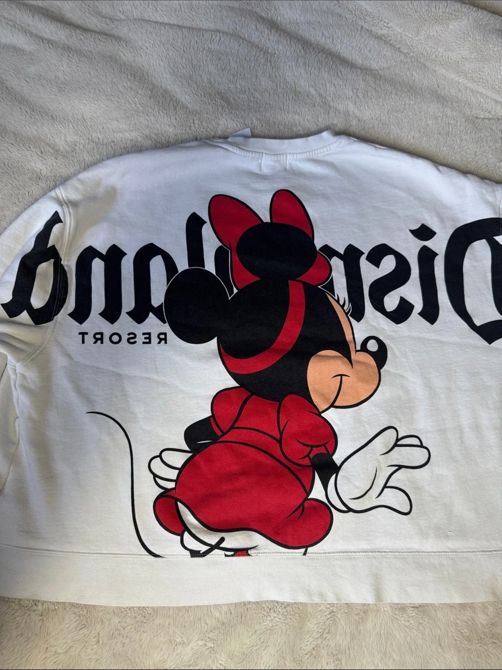Disney Minnie Mouse Woman's Crew Neck Sweatshirt 3X - Picture 9 of 11